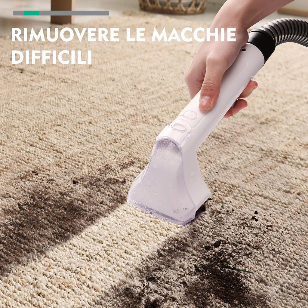 Stainzapper - Lavatappeti Portatile, Lava Divano Ad Acqua, Lava Tappezzeria 400W, Ideale per Pulisci Scale, Divano, Sedili Auto, Moquette E Tappeti, Lava Divani E Aspira Acqua